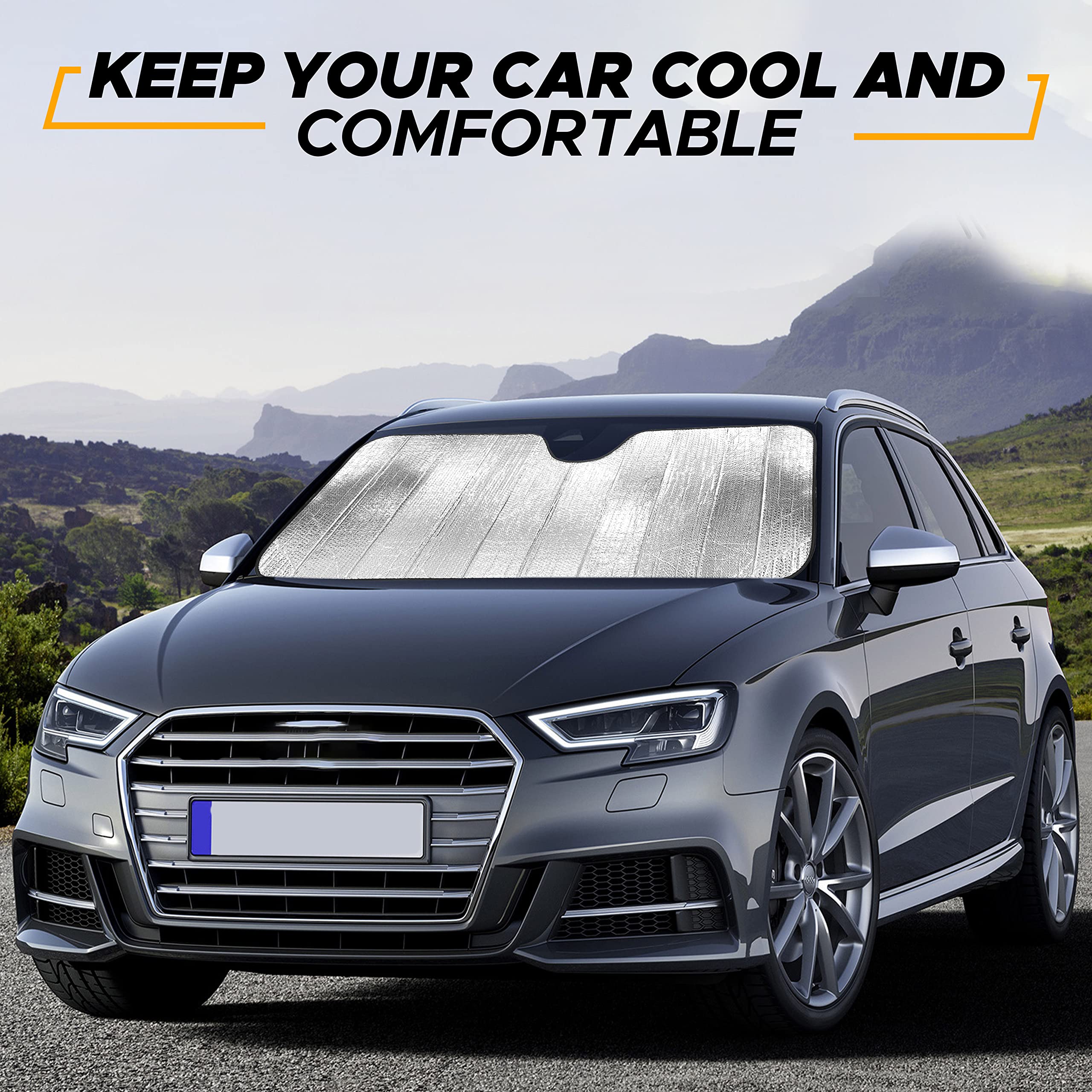 Accordion Car Windshield Sunshade 26