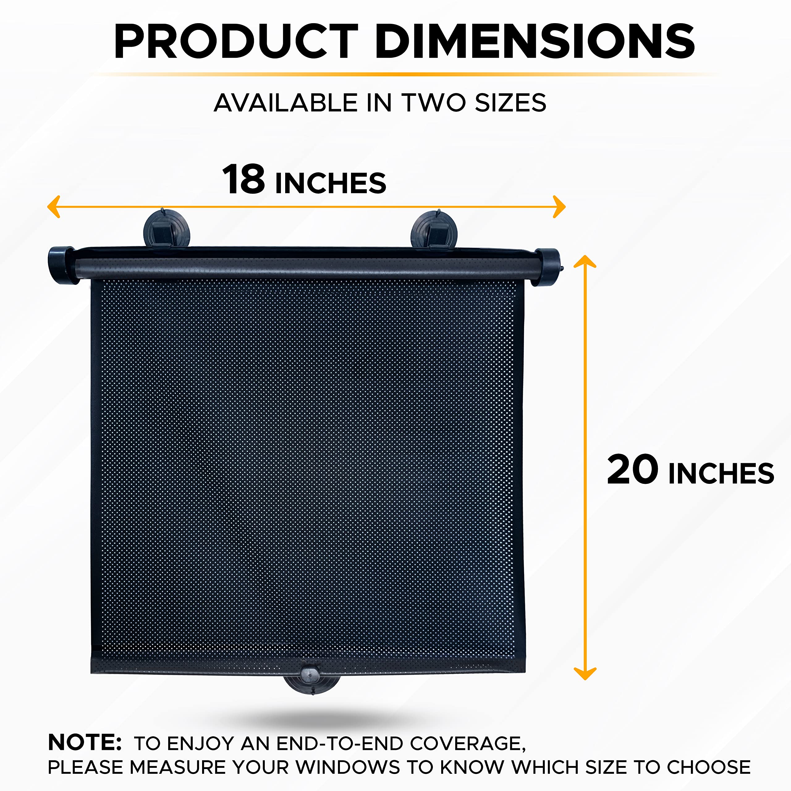 Car Window Shades – Keeps Car Interior Cool and Comfortable, 18