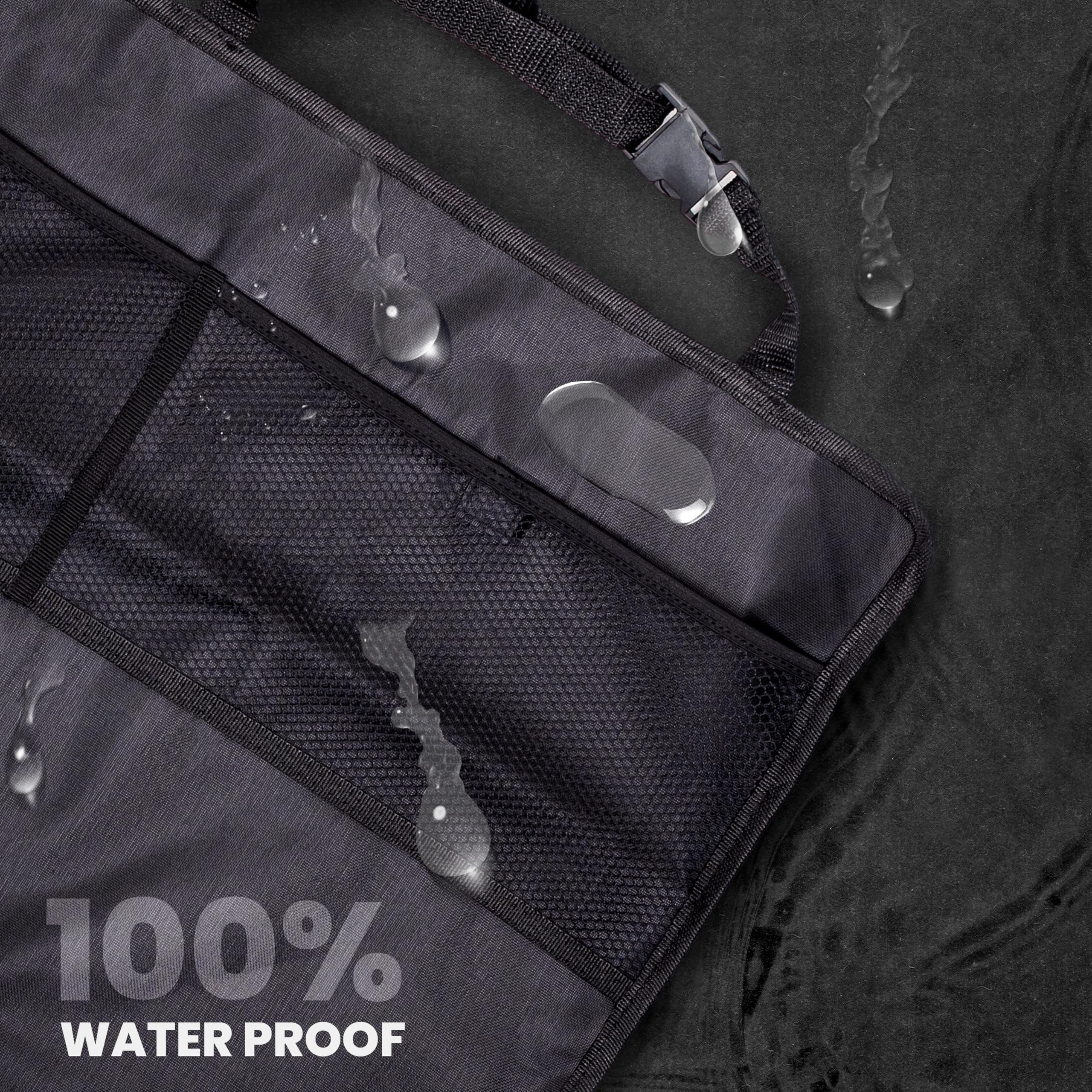 Back Seat Protector 2-Pack for Kids Feet – Easy-to-install waterproof car kick mats.