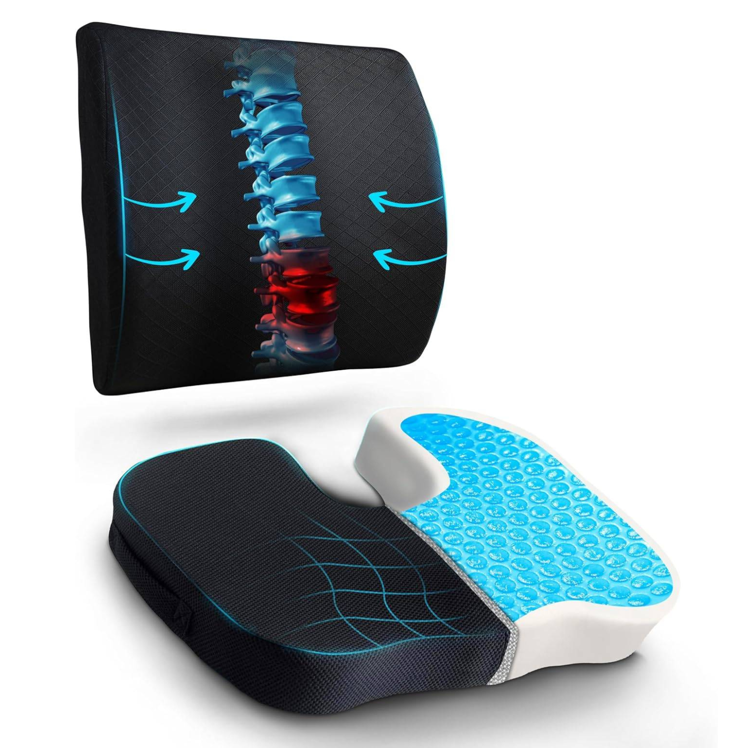 Lumbar fashion support cushion for car