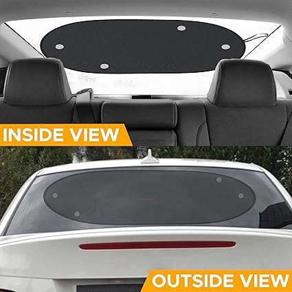 EcoNour UV Blocking Rear Window Sun Shade for Cars
