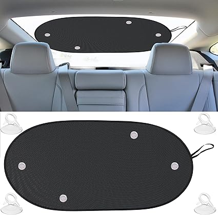 EcoNour Car Rear Window Sun Shade 39x19 inches