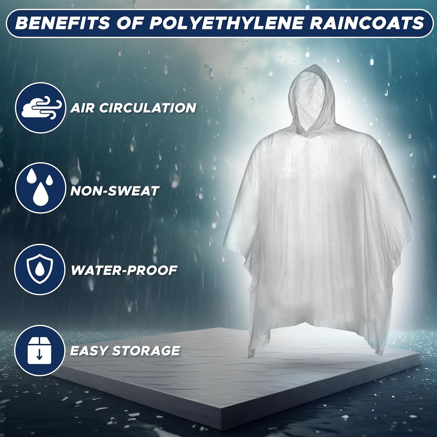Rain Poncho for Kids lightweight and waterproof for outdoor use