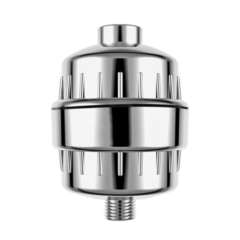 EcoNour Shower Filter with 20 Stage Filtration for Chlorine, Chemicals & Heavy Metals | Improves Skin & Hair Conditions | Compatible Multi-Stage Filter with Replaceable Cartridge | Chrome