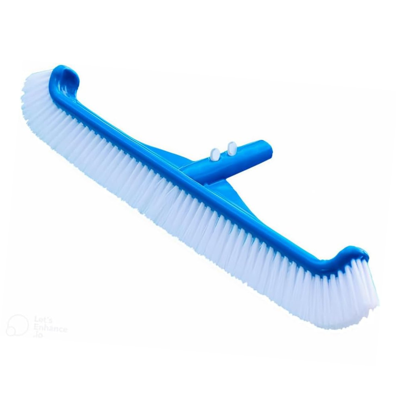 EcoNour Pool Brush Head For Cleaning Pool Walls, Tiles, Pools |  Nylon Brush Pool Cleaning Kit with Curved Ends