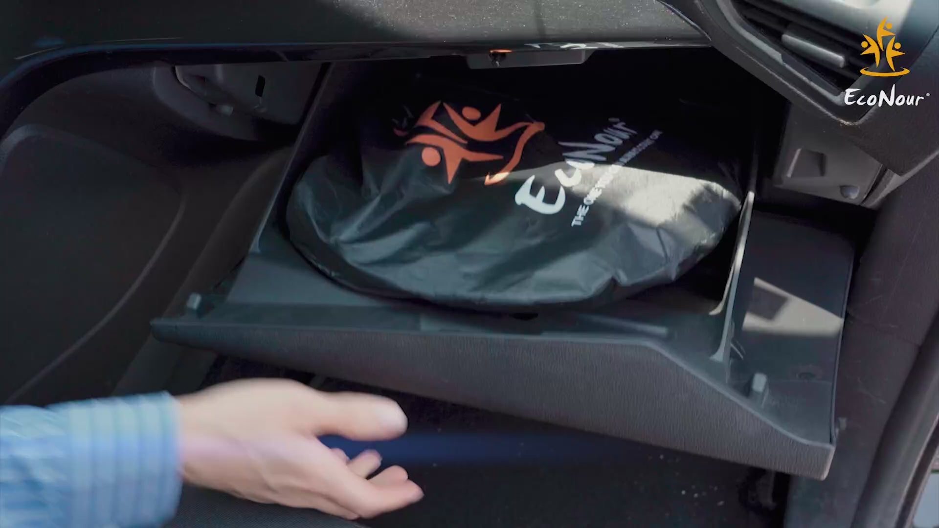 Small car windshield sun shade 59x29 inches foldable front window sun visor with no-light-pass technology blocks UV rays and heat keeps vehicle interior cool automotive sunshade car accessories summer protection