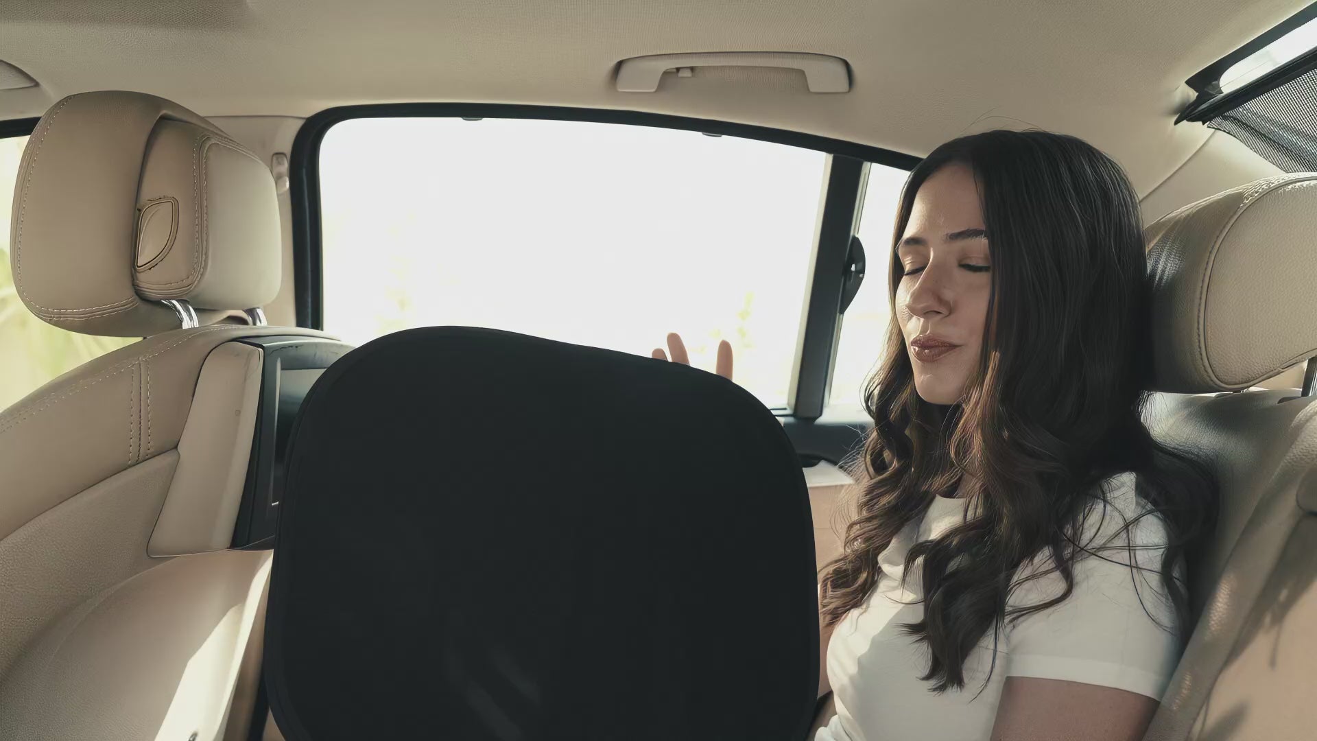 Car window shades for baby 2 pack transparent sun shade for kids side windows UV protection sun glare blocker baby car accessories toddler sunshade automotive window protector travel car side window shades for infants children safety car sun visor screen mesh