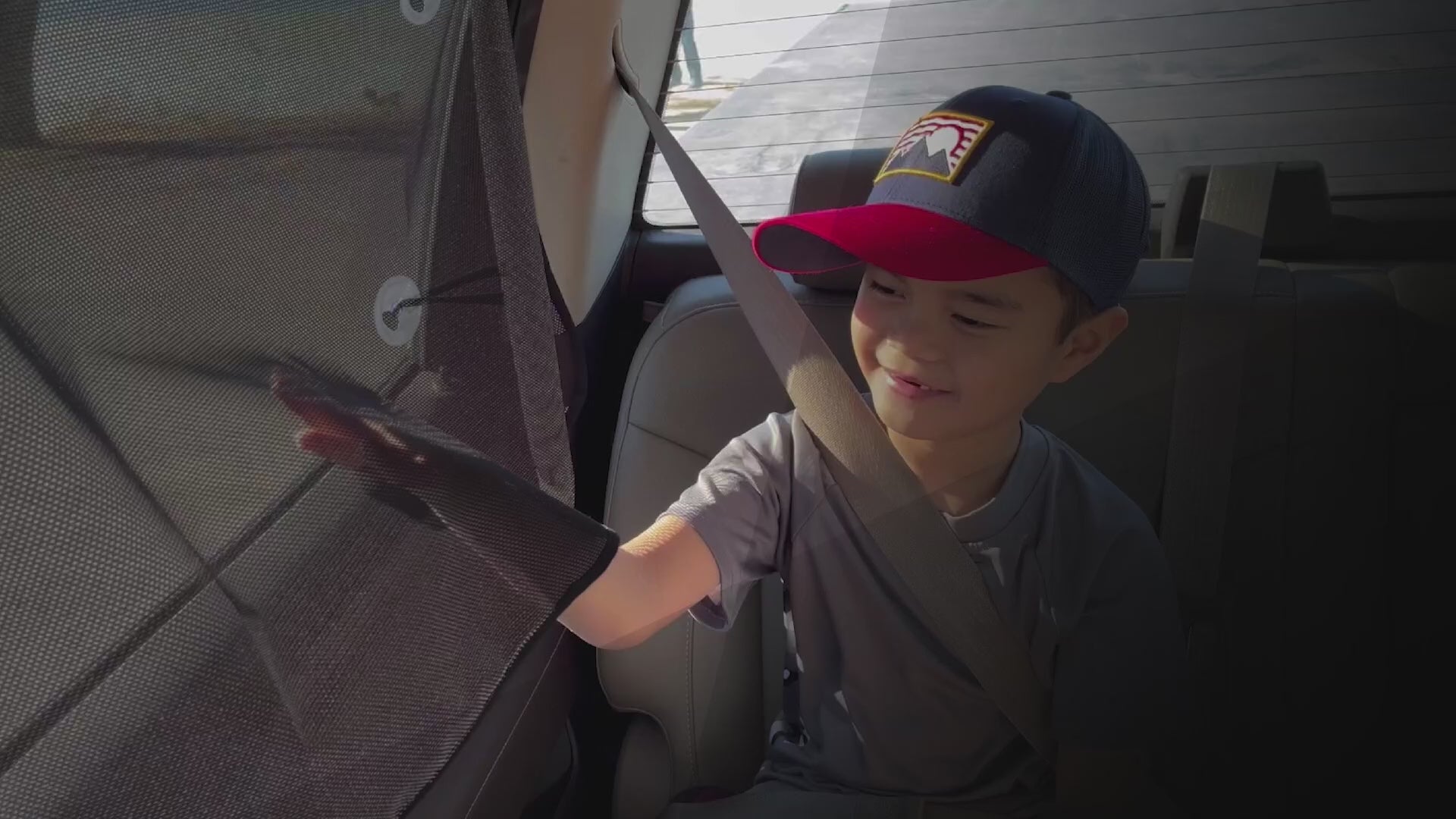 2-pack magnetic car side window sun shades, rear window covers for cars, blocks harmful UV rays, baby and kids car window shades for privacy protection, foldable magnetic curtains for child sun protection, automotive interior accessory for SUVs, trucks, and sedans