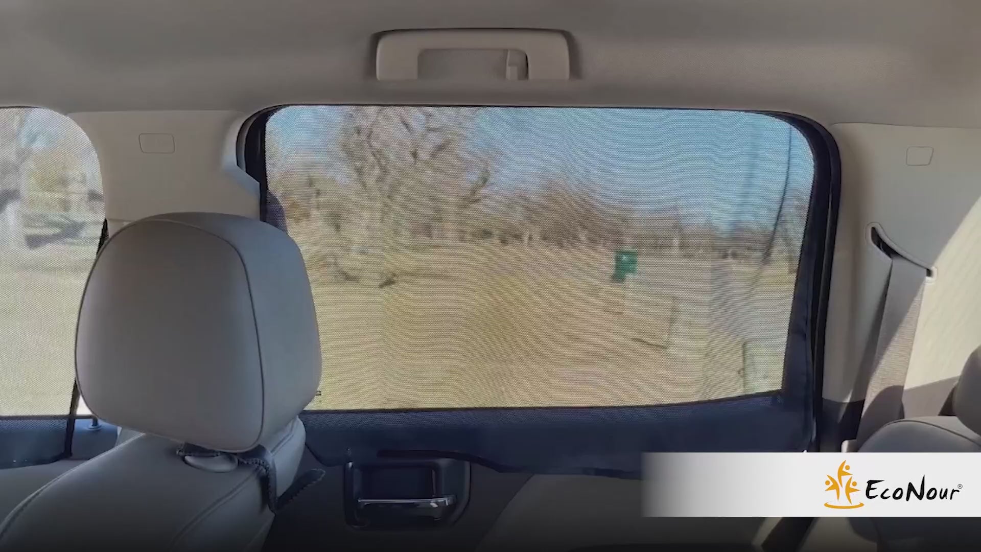 4-pack magnetic car side window sunshades, baby car window shades for front and rear windows, sunscreen sun blockers that protect from sunlight, foldable side window sun protection for cars, SUVs, and trucks, automotive interior accessory for child safety and comfort.