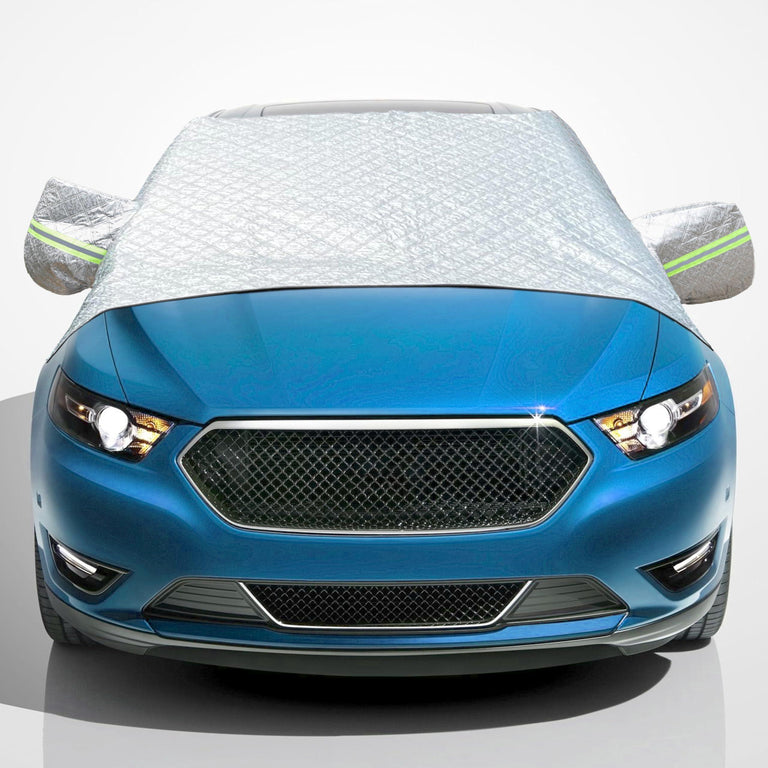 EcoNour Auto Windschutzscheibe Sonnenschutz (Groß - 175 x 89 cm) | 240T  Material Auto Sonnenblende für UV-Strahlen & Sonnenhitzeschutz 