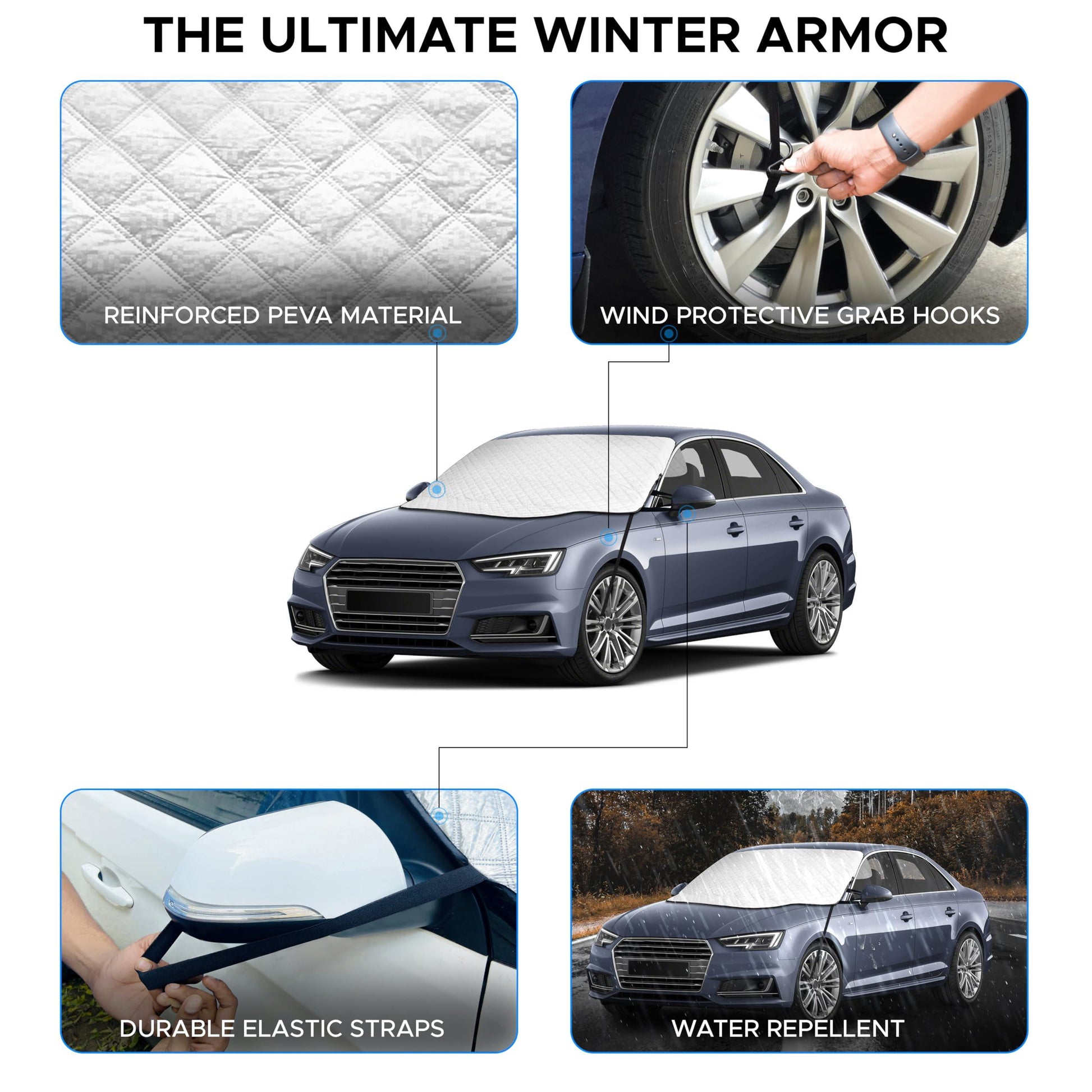  EcoNour Windshield Cover for Ice and Snow