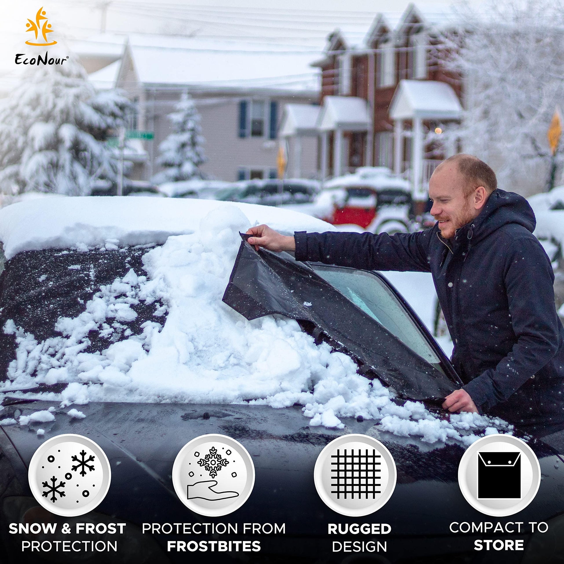 Cheap Car Snow Cover Ultimate Protection Against Freeze Hail Blizzards Sun  Protection Vehicle Snow Cover Auto Supply